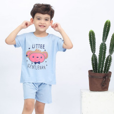 TANOSA KIDS Bộ cộc tay chất thun lạnh in hình ngộ nghĩnh cho bé
