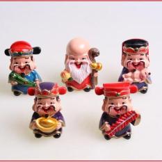 Bộ tượng 5 Ông Thần Tài Phúc Lộc Thọ May Mắn Ngộ Ngĩnh-Giá Sỉ