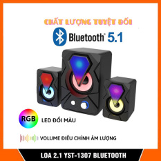 Loa máy tính 2.1 YST- 1307 Cao cấp, Kết nối Bluetooth | Loa 2.0 YST-1014 | Loa 2.0 YST-1046, Led 7 màu đổi theo nhạc, Bass siêu trầm