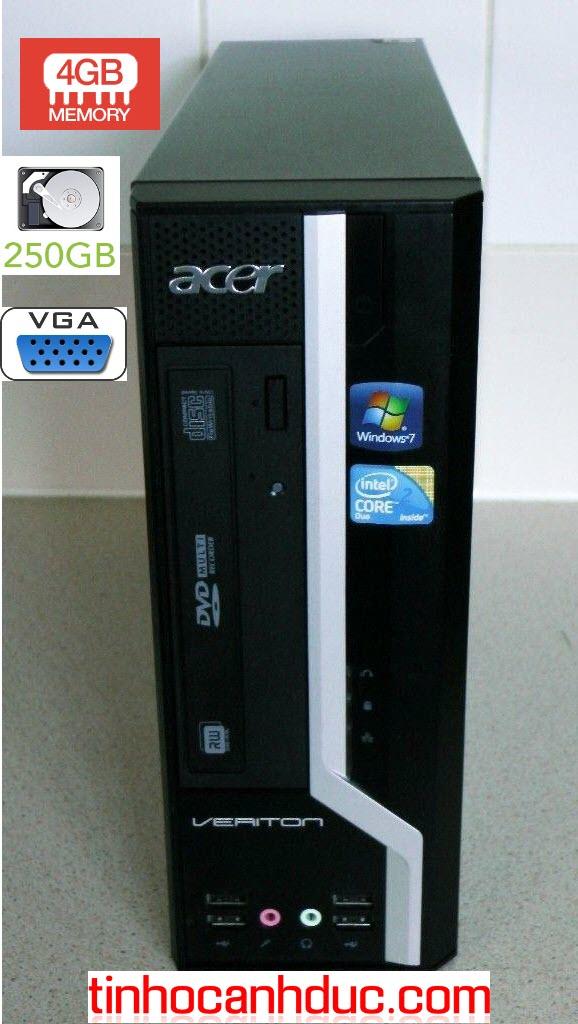 Máy tính Acer E8400 Ram 4g ổ cứng 250G đồng bộ tặng Phím chuột GAME NEW