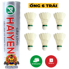 Ống Cầu lông Hải Yến Chính Hãng 100% Công Ty Hải Yến – Ống 6 trái 12 trái và bán lẻ – Cam Kết Chất Lượng Phù Hợp Với Giá Tiền Sản Phẩm Như Hình