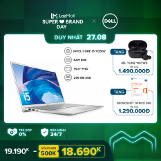 [TRẢ GÓP 0%] Laptop Dell Vostro 5502 15.6 inches FHD (Intel / i5-1135G7 / 8GB / 256GB SSD / Finger Print / McAfee MDS / Win 10 Home SL) l Silver l P102F002 l HÀNG CHÍNH HÃNG