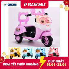 Xe máy điện trẻ em mèo con dễ thương BBT Global BBT-669