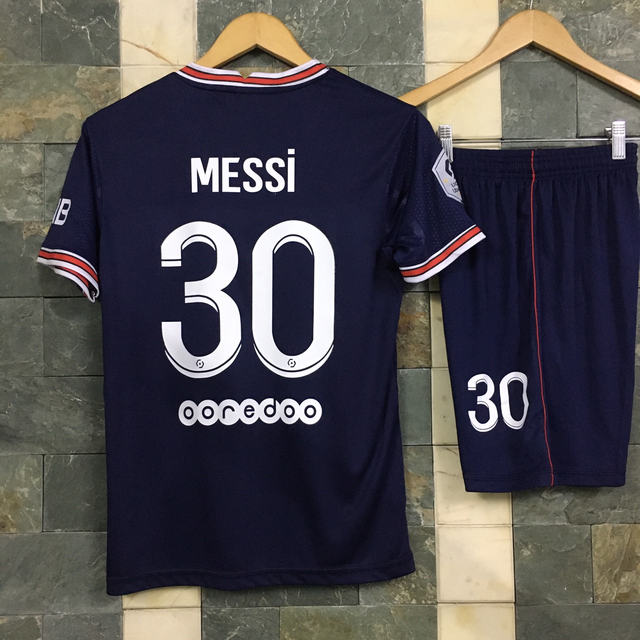 Bộ quần áo bóng đá Messi PSG Jordan sân nhà 2022