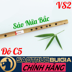 Sáo trúc Đô (C5) VS2 NỨA BẮC – Đặc biệt – Sáo trúc Bùi Gia – Dòng cao cấp quy chuẩn – Tặng sách học sáo