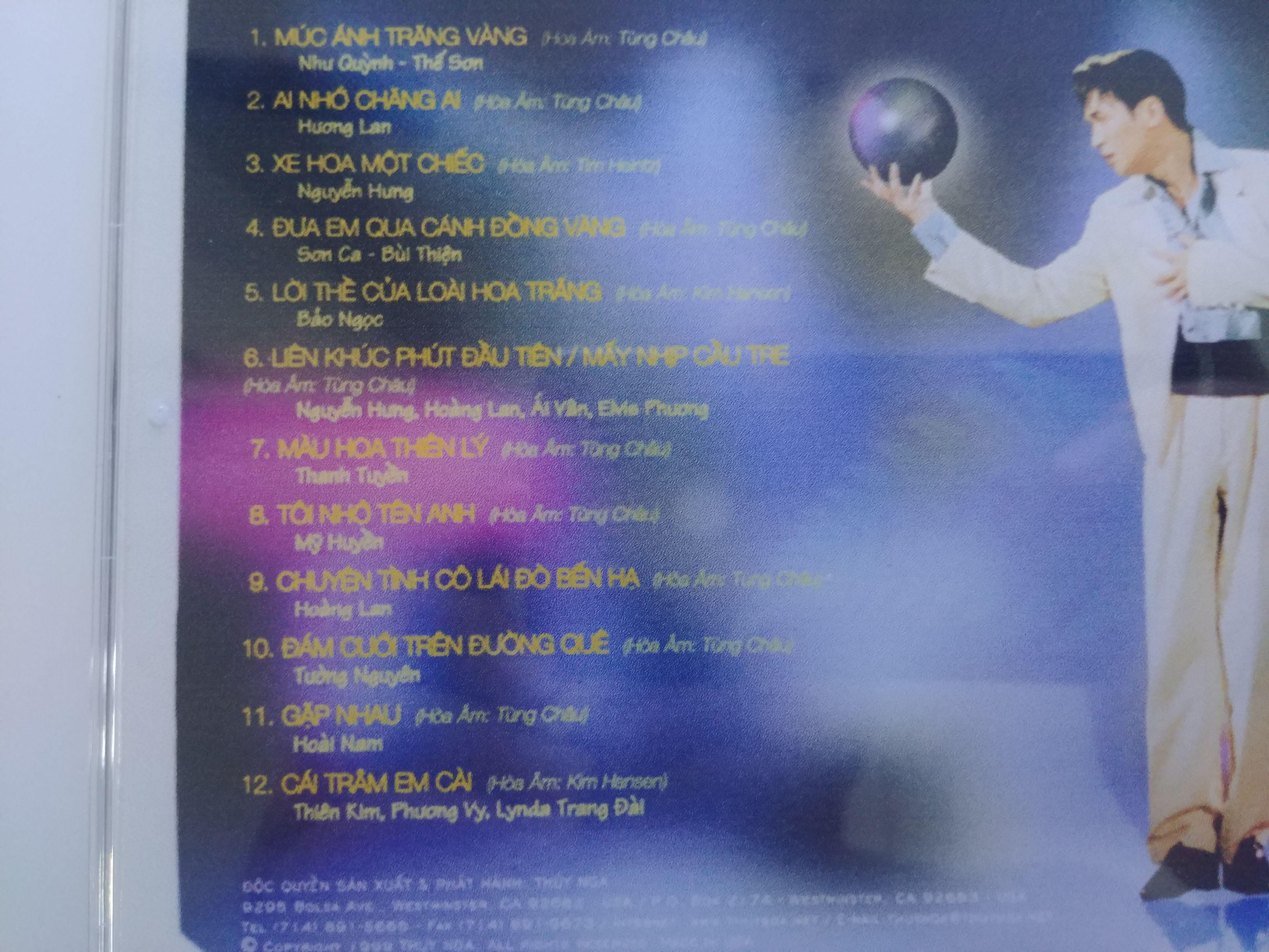 CD Múc Ánh Trăng Vàng - Thúy Nga CD187