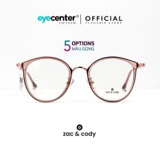 Gọng kính nữ #SHARON chính hãng ZAC & CODY A9 kim loại chống gỉ cao cấp nhiều màu nhập khẩu by Eye Center Vietnam