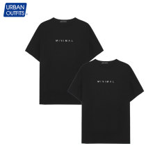 Áo Thun Tay Ngắn Nam Nữ Urban Outfits Dáng Unisex Cổ Tròn Thêu Chữ Minimal – Áo Thun Unisex Nam Nữ Form Suông URBAN OUTFIT Vải Thun 100% Cotton Đẹp Siêu Mát Mẻ Nhiều Màu ATR07