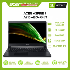 [Trả góp 0%]Laptop Acer Aspire 7 A715-42G-R4ST R5-5500U | 8GB | 256GB | VGA GTX 1650 4GB | 15.6 FHD | Win 10