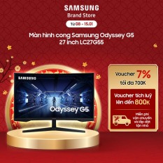 Màn hình cong Samsung Odyssey G5 27 inch LC27G55 LC27G55TQWEXXV – Giao hàng từ 23.12.2022