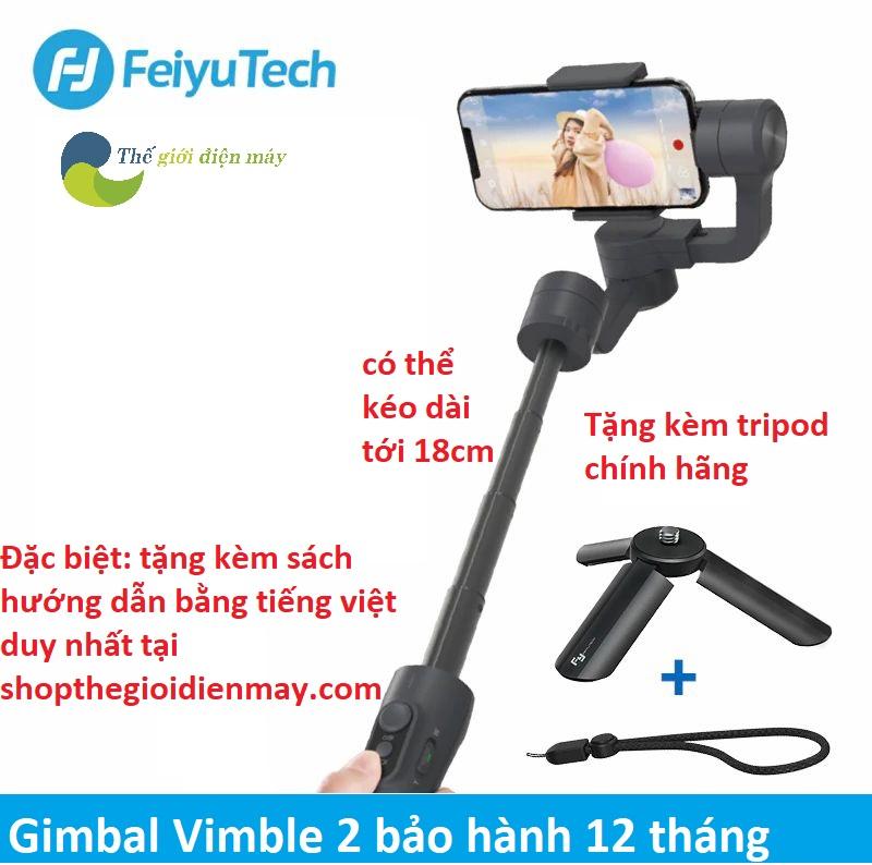 Tay cầm chống rung gimbal Feiyu Vimble 2 chống rung điện thoại, camera hành trình nhỏ gọn full phụ kiện...