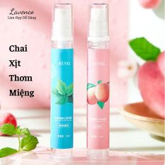 chai xịt thơm miệng vị bạc hà vị đào 15 ml Heyxi xịt thơm miệng nam nữ Lavenco Ni095