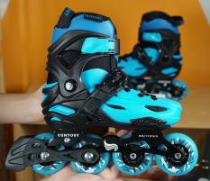 Giày Patin Centosy Kid Pro 2 ( Tặng túi đựng giày + Khóa học miễn phí 3 buổi + bảo hiểm chân tay + mũ bảo hiểm xịn )