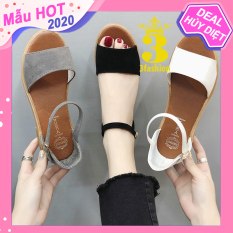 Giày Sandal Nữ 3Fashion Da Mềm Gót Vuông 3,5CM Thiết Kế Trẻ Trung – 2923