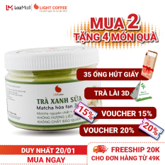 [MUA 2 TẶNG 4 QUÀ] Bột trà xanh sữa , matcha sữa , matcha chính hãng Nhật Bản, thơm ngon , tiện lợi , đặc biệt không hương liệu , sản phẩm bán chạy , hũ 230g