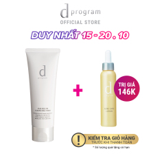 Sữa Rửa Mặt Tạo Bọt Dưỡng Da D program Essence In Cleansing Foam 120g