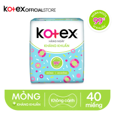 Combo 4 Gói BVS Kotex hằng ngày kháng khuẩn (40 miếng/gói)