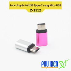Jack OTG chuyển từ USB Type-C sang cổng Micro USB