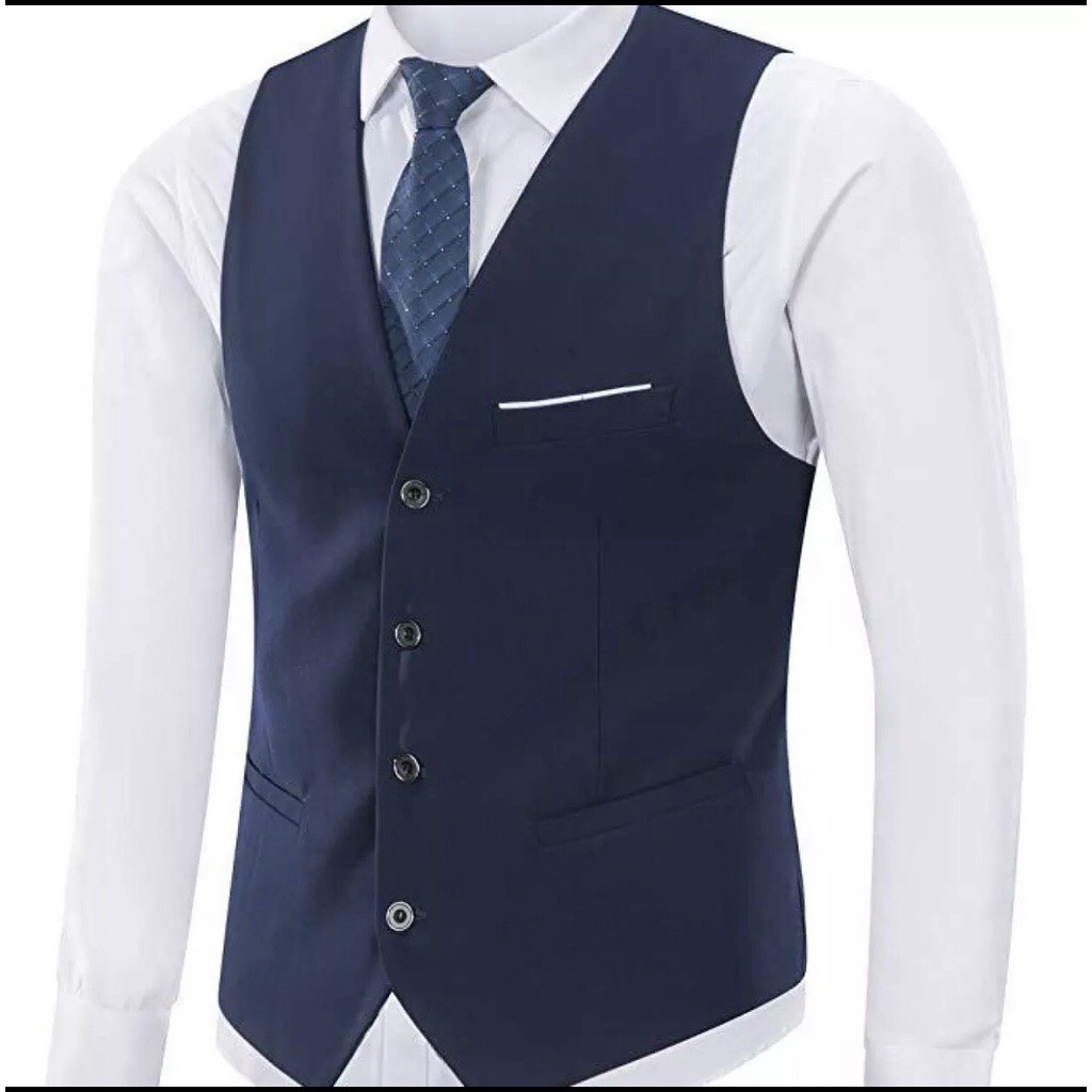 [VNXK] Áo gile nam gile vest 2 lớp form ôm body trẻ trung cá tính chất vải dày mịn thiết...