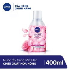 Nước tẩy trang chiết xuất hoa hồng Nivea Micellair Skin Breathe 400ml – 82366