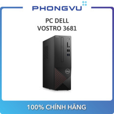 PC Dell Vostro 3681 SFF (i3 10100/4G/1TB HDD/Win10/ Office H&S) – Bảo hành 12 tháng