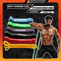 Dây kháng lực Power Band đa năng, hỗ trợ luyện tập thể dục, tiện lợi tại nhà, văn phòng TOPBODY – T1 – DKHAL01