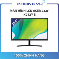 Màn hình LCD Acer 23.8″ K243Y E (UM.QX3SV.E01) (1920 x 1080/ IPS/ 100Hz/ 1ms) – Bảo hành 36 tháng