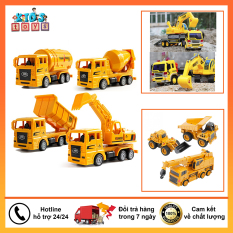 Xe mô hình bộ 4 xe xây dựng cho trẻ