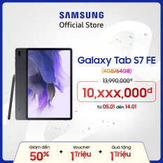 Máy tính bảng Samsung Galaxy Tab S7 FE – Tặng bookcover – Bảo hành chính hãng 12 tháng (Không tặng kèm bàn phím)
