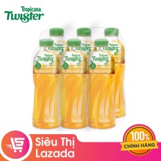 [Khách hàng mới mua với giá 15k] Lốc 6 Chai Nước Giải Khát Twister Cam (350ml/Chai)