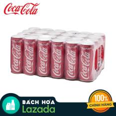 Thùng 24 Lon Nước Giải Khát Coca Cola 330ml