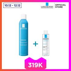 Nước xịt khoáng làm sạch và làm dịu da La Roche Posay Serozinc 300ML tặng nước tẩy trang giàu khoáng Micellar Water 50ML