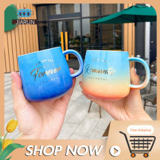 Europe Gradient gold Coffee Mug creative Drinkware Coffee Tea Cups Novelty Gifts milk cup Breakfast Mug Dropshipping