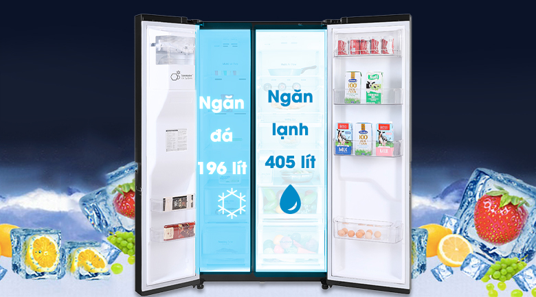 [Giao tại HCM] Tủ lạnh LG Inverter 601 lít GR-D247MC - Công nghệ tiết kiệm điện Linear Inverter, Công nghệ...