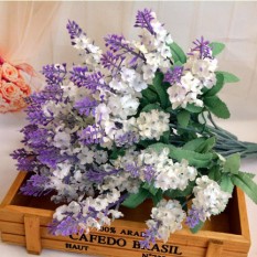 NHÁNH HOA LAVENDER 4 MÀU HOA GIẢ SIÊU ĐẸP LIZ10