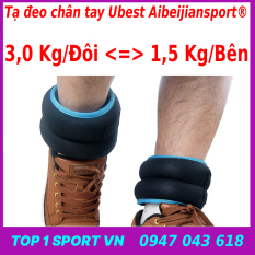 Tạ đeo tay chân cao cấp 4kg Ubest Aibeijiansport® – Phiên bản tạ chân tay tối thượng dành cho Yoga, bale, múa, dancer – Bảo hành 6 tháng