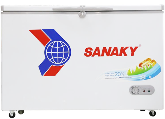 [Giao Hà Nội] Tủ đông Sanaky Inverter 280 lít VH-4099A3 - VH4099A3 - Công suất 80.9W - Gas R600A -...
