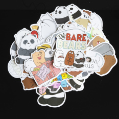 Bộ 10 20 50 sticker hình dán stickers chống nước chủ đề WE BARE BEAR mẫu mới 2020 lâu phai trang trí vali, laptop, điện thoại, xe đạp, xe máy, skateboard, đàn guitar, ukulele,…