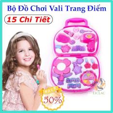 Bộ đồ chơi Vali Trang Điểm 15 chi tiết cho bé – Đồ chơi tập trang điểm cho bé gái