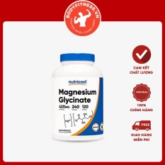 Viên uống Nutricost Magnesium Glycinate Capsules, 420 mg nhập khẩu Mỹ – BodyFitness