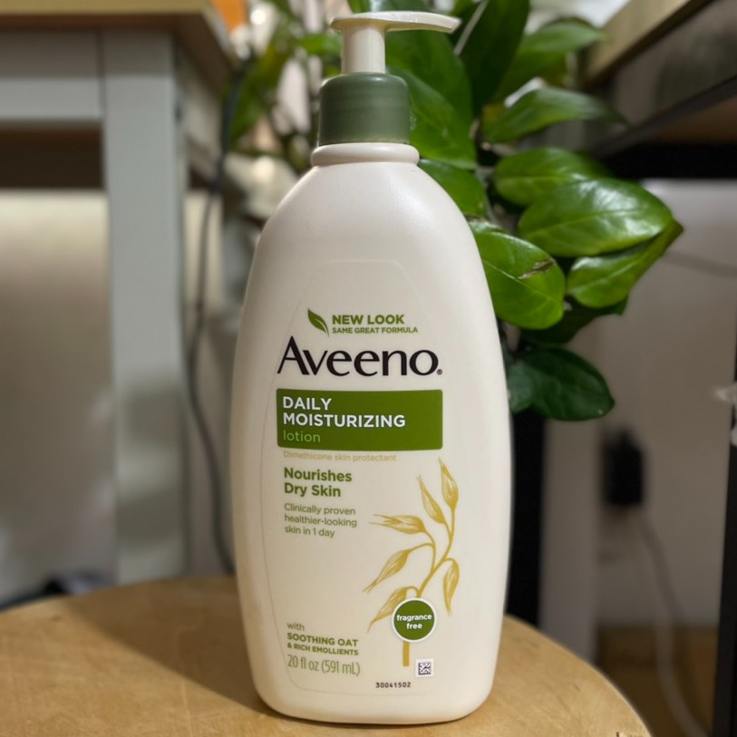 Sữa dưỡng thể Aveeno Daily Moisturizing Lotion Nourishes Dry Skin Fragrance Free 591ml dưỡng da không nhờn dễ hấp thụ...