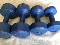 TẠ TAY 5 KG TẠ NHỰA TẬP GYM ( 1 CỤC / 5 KG )