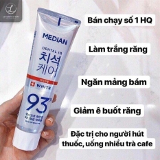 Kem Đánh Răng Hàn Quốc Trắng Răng Gấp 5 Lần Median 93%(120g)