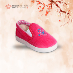 Giày Vải Tập Đi Cho Bé Trai Bé Gái Đẹp Crown UK Royale Baby Walking Shoes Cao Cấp 032822 Nhẹ Êm Size 3-6/1-3 Tuổi