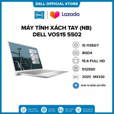 TRẢ GÓP 0% | FREESHIP | Laptop DELL VOS15 5502 i5-1135G7 Ram 8GD4 512G SSD 15.6FHD Win 10 Bản Quyền / VGA 2GD5_MX330/XÁM(NT0X01)