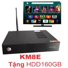 Đầu karaoke wifi Acnos KM8E (Tặng HDD 160GB) Màu sắc: đen,điều khiển trực tiếp qua smartphone.
