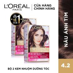 Bộ 2 kem nhuộm dưỡng tóc L’Oreal Paris Excellence Fashion 172mlx2