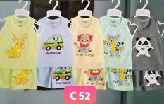 Set 5 bộ cotton ba lỗ cho bé