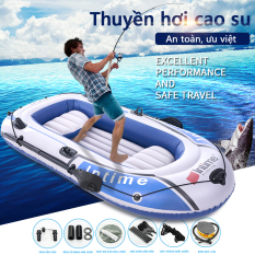 Thuyền hơi thuyền phao xuồng bơm hơi thuyền câu cá INTIME chứa 3người 4 người lớn dày hơn rộng hơn cao cấp chắc chắn thuyền dã ngoại tuyệt vời Tops Market