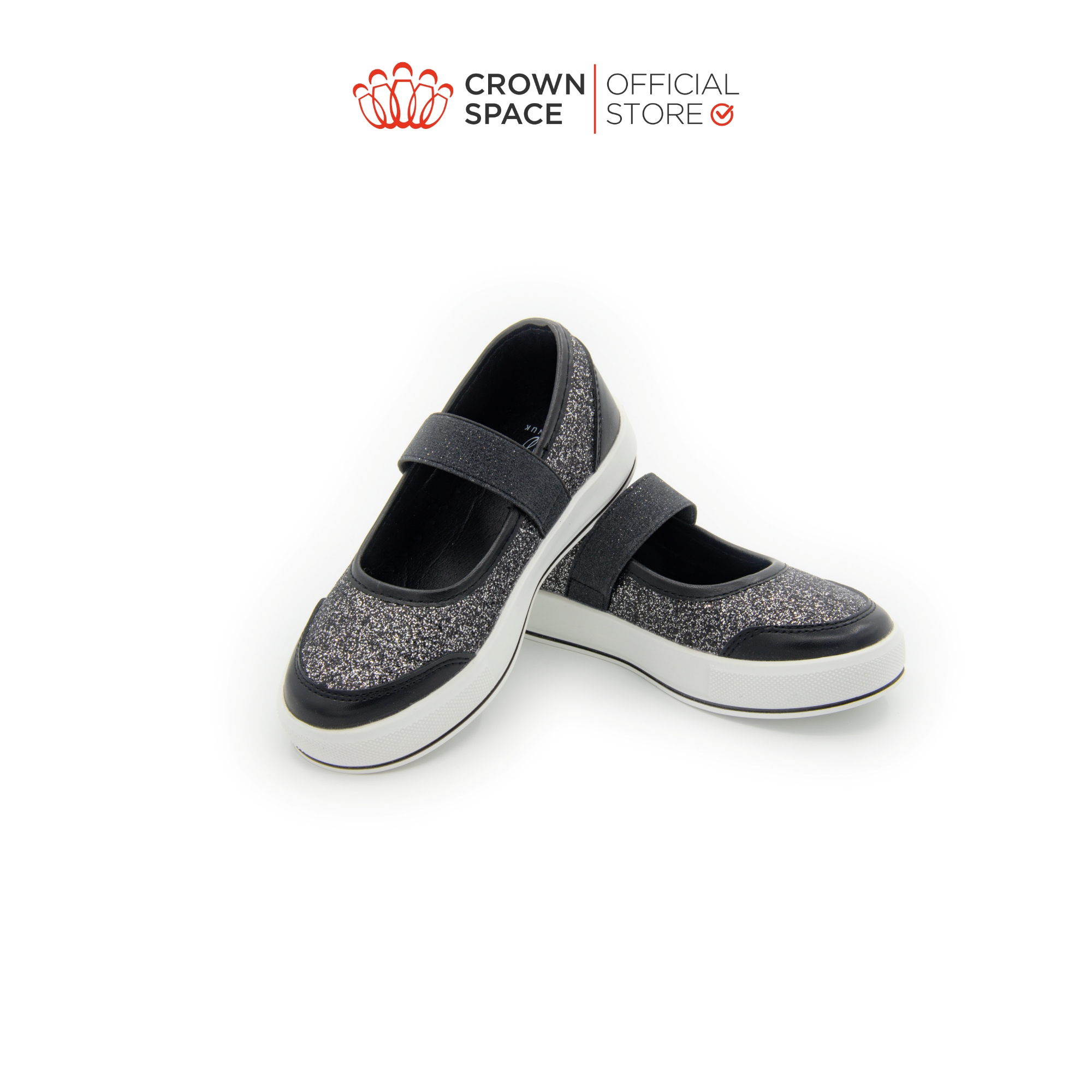 Giày Skimmer Bé Gái Đi Học Siêu Nhẹ Crown Space UK CRUK258 Size 26 Đến Size 35 Từ 4-12 Tuổi